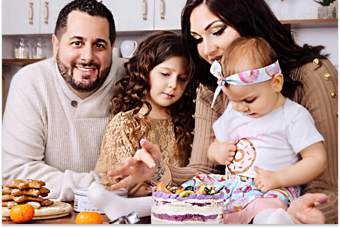 Justin Palma and family